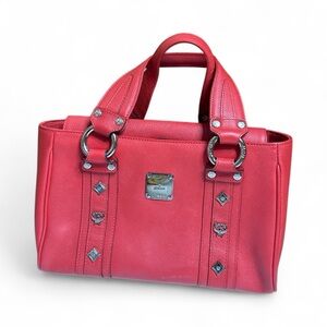 MCM Leather Tote Bag